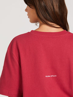 A.P.#2 Boxy T-shirt - Ruby Red (UNISEX)