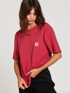 A.P.#2 Boxy T-shirt - Ruby Red (UNISEX)