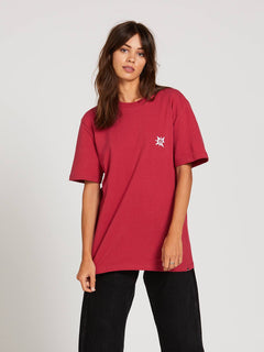 A.P.#2 Boxy T-shirt - Ruby Red (UNISEX)