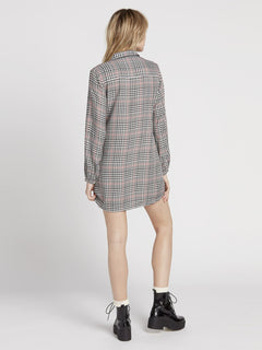 Fad Friend Dress - Black Plaid (B1331909_BLP) [B]