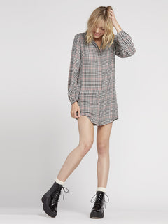 Fad Friend Dress - Black Plaid (B1331909_BLP) [F]