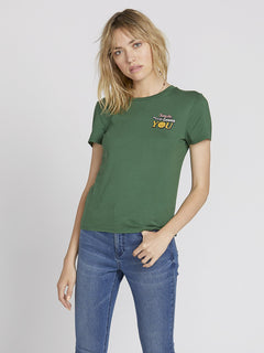 Stoked On Stone T-shirt - Green (B3531901_GRN) [F]