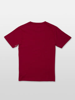 Stone Blank T-shirt - Engine Red (C3531952_ENR) [B]